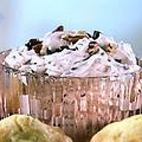 Cherry Pecan Spread on Corn Muffins