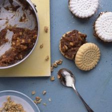 Date and Walnut Sandwich Cookies