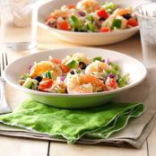 Garlic Shrimp & Orzo Salad