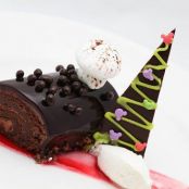 Double Chocolate Yule Log - Palo in Disney Cruise Line