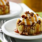 Impossibly Easy Salted Caramel Apple Mini Pies
