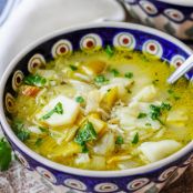 CHUNKY POTATO LEEK SOUP RECIPE