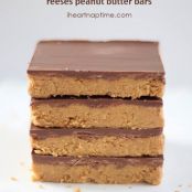 Reeses peanut butter no-bake bars