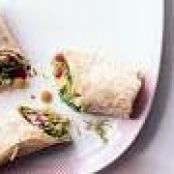 Mediterranean Salad Wraps