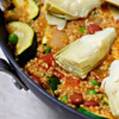 Paella: Quinoa Vegetable Paella