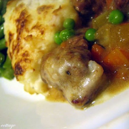 Beef Shepherd's Pie with Garlic Mashed Potato Crust