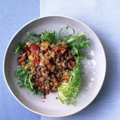 Salad - Lentil Salad with Bacon and Frisee