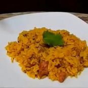 Arroz con Salchichas or Rice with Vienna Sausages