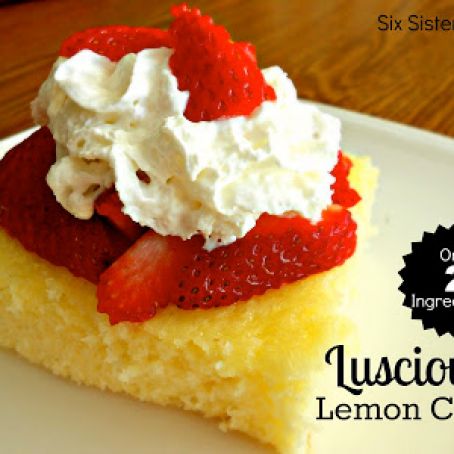 Six Sisters' Stuff: 2-Ingredient Luscious Lemon Cake