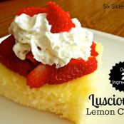 Six Sisters' Stuff: 2-Ingredient Luscious Lemon Cake