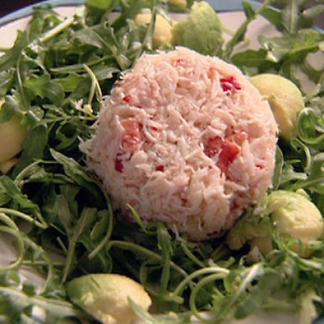 CRAB AND AVOCADO SALAD WITH JAPANESE DRESSING