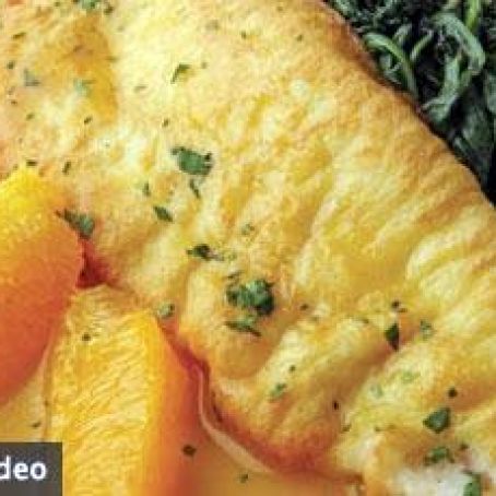 Sole with Orange-Ginger Sauce