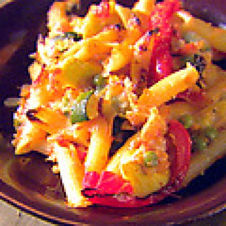 Baked Penne with Roasted Vegetables