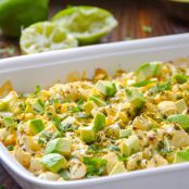 Cilantro Lime Cauliflower with Avocado