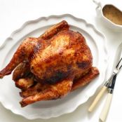 Roast Turkey with Mustard-Maple Glaze