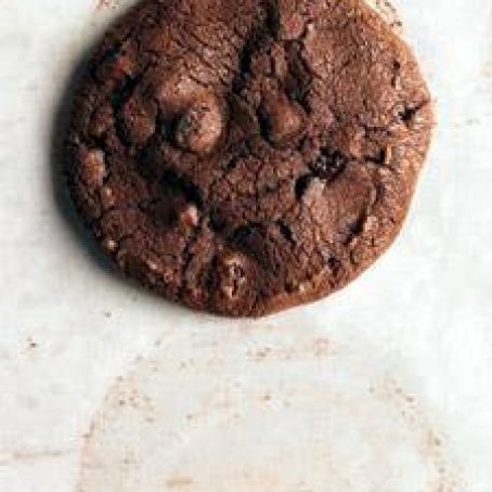 Double Chocolate Cranberry Cookies