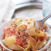Pasta With Vodka Sauce For One