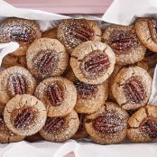 Double Pecan Thumbprints