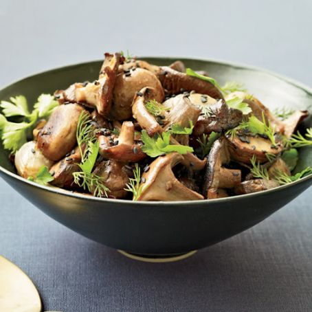 Roasted Mushrooms and Shallots with Fresh Herbs