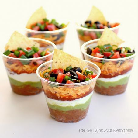 Individual Seven-Layer Dips