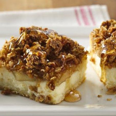 Maple Apple Cheesecake Bars