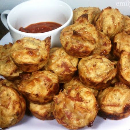 Pepperoni Pizza Mini Puffs- Weight Watchers 6 Points