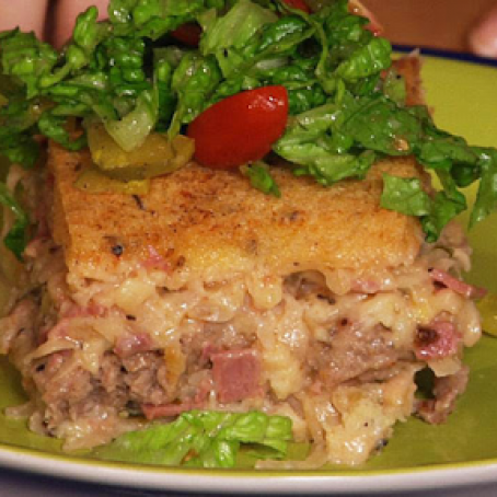 Reuben Patty Melt Casserole