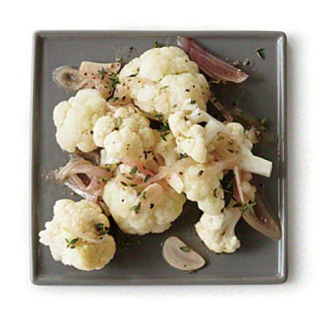 Cauliflower with Garlic-Thyme Vinaigrette