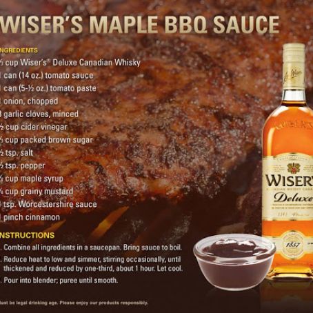 WISERS WHISKEY BBQ SAUCE