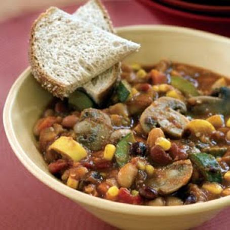 Slow Cooker Veggie Chili