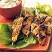 Grilled Buffalo Chicken Sticks