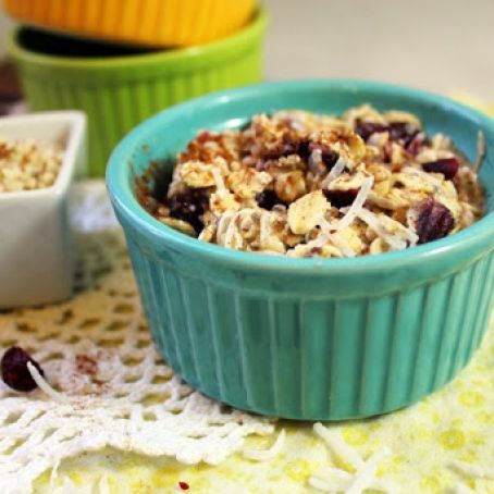 Cranberry, Coconut and Almond Oatmeal