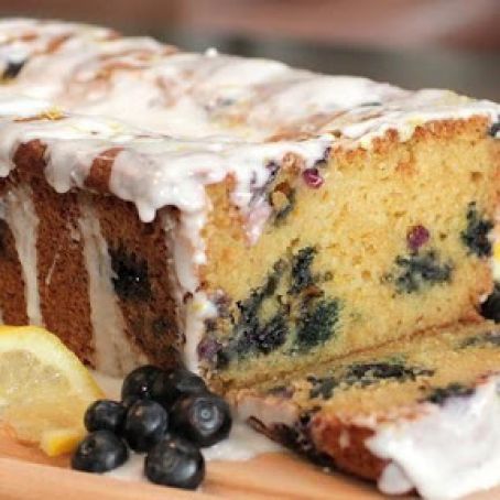 Glazed Lemon-Blueberry Loaf