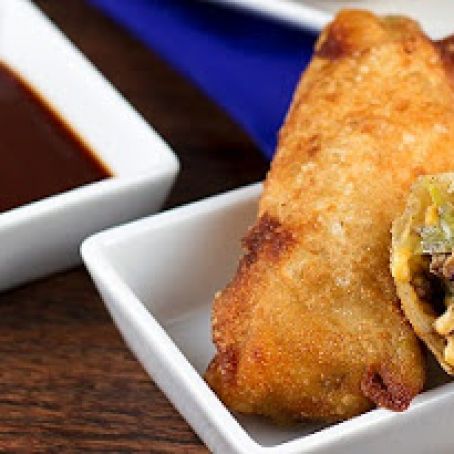 Bacon Cheeseburger Egg Rolls