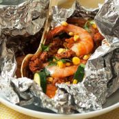 Chorizo, Shrimp and Summer Veggie Packs