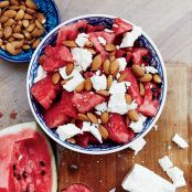 Watermelon, Feta and Almond Salad