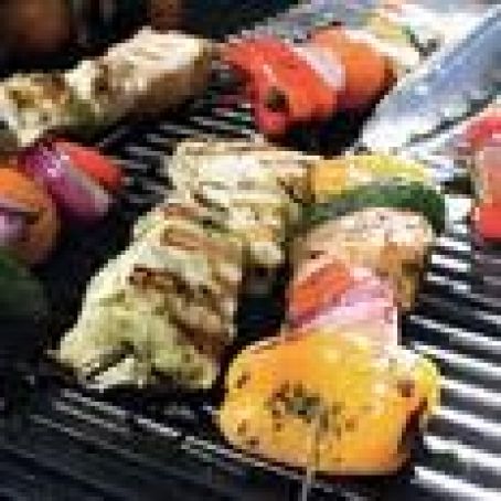 Halibut Brochettes Provencale