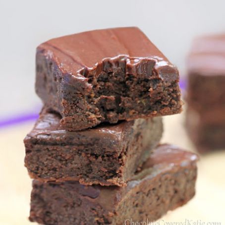 Chocolate Fudge Zucchini Brownies