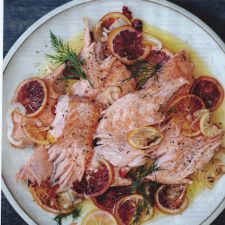 Slow-Roasted Salmon with Fennel, Citrus, and Chiles