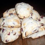 Cranberry White Chocolate Scones
