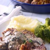 Meatloaf with Mushroom Gravy