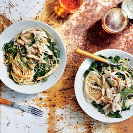 Sichuan-Style Chicken with Rice Noodles