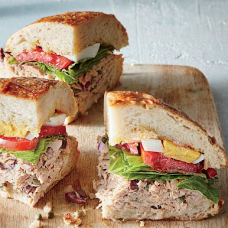 Pan Bagnat Tuna Sandwich