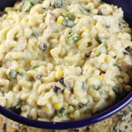 Green Chile Mac and Cheese (with Chicken)