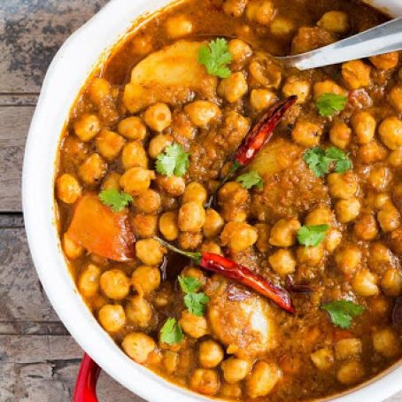 Spiced Cauliflower and Chickpea Stew