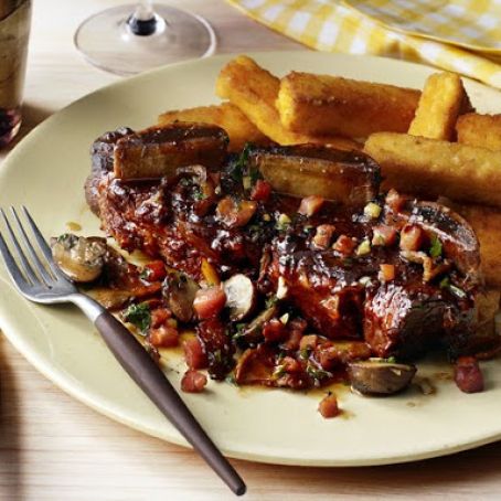 Braised Short Ribs with Mushrooms (Food Network)