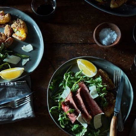 Butter-Basted, Pan-Seared Thick-Cut Steaks