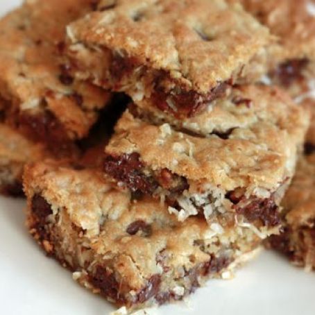 Toasted Coconut Caramel Brownies