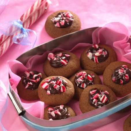 Espresso Thumbprint Cookies