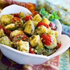 Pesto Caprese Potato Salad